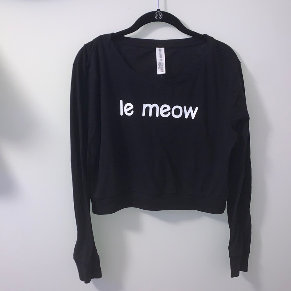 Le Meow crop top